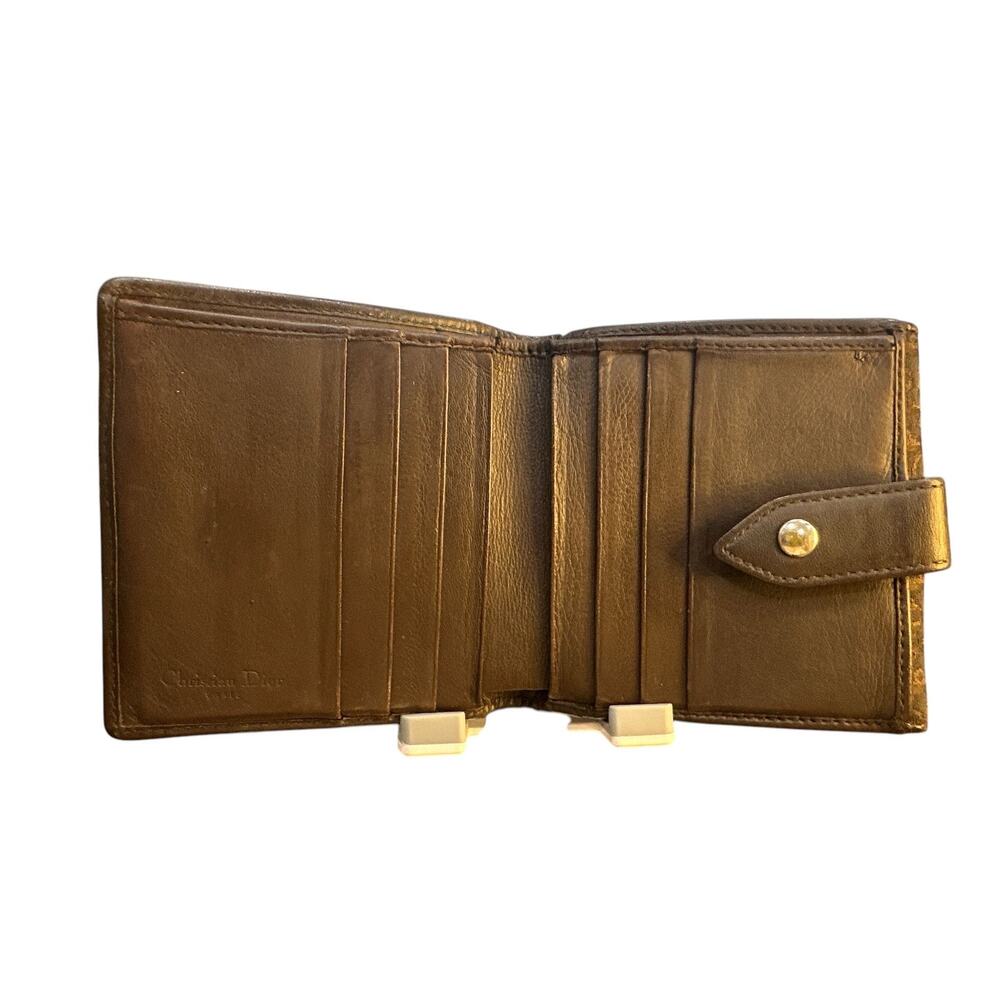 218 Dior Trotter Canvas Folding Wallet - Authentic - Picture 3 of 6